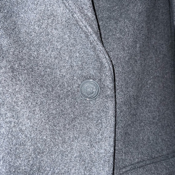 New Zadig & Voltaire Marco Wool Blend Coat - Small in Grey - Picture 8 of 15